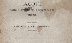  Vittorio Scati - Acqui sotto il governo della Casa Savoia - 1708-1798