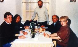 Al ristorante Il mulino (Parisio) Acqui T.  con Marta Cecanti  Adriano e Rosalba Benzi, Maurizio Parisio.