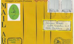 MAIL ART - &quot;Omaggio a Lucio Fontana&quot;