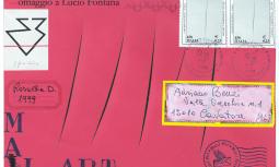 MAIL ART - &quot;Omaggio a Lucio Fontana&quot;