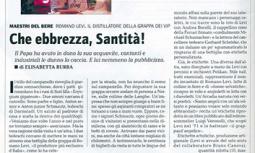  Che ebrezza Santità