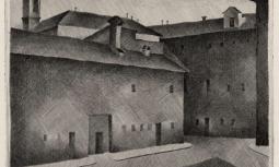Paesaggio urbano , alcuni esemplari sono intitolati &quot;Piazza d'Angennes&quot; oppure &quot;Case con torretta&quot;