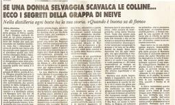 Se una donna selvaggia scavalca le colline. stampa