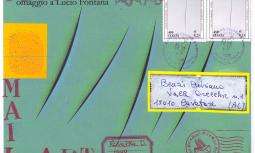 MAIL ART - &quot;Omaggio a Lucio Fontana&quot;