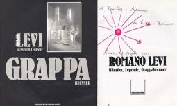 Romano Levi Kunstler-Legende - Grappa Brenner 
