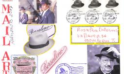 MAIL ART - &quot;OMAGGIO A BORSALINO&quot;