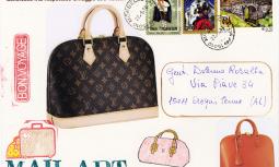 MAIL ART - &quot;I GRANDI MITI&quot; Scherzoso ma rispettoso omaggio alle Vuitton