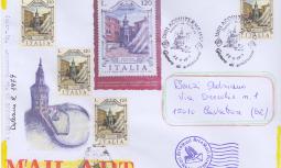 MAIL ART  Acqui Terme Centenario &quot;La Bollente&quot; 1879-1979