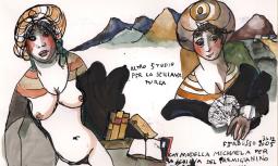 Francesco Tabusso - Altro studio per schiava turca