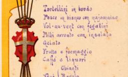Menu Lancieri Vittorio Emanuele II