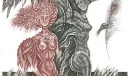 NATALIJA CERNETSOVA - IL GIUDIZIO DI PARIDE  - Ex libris Adriano Benzi