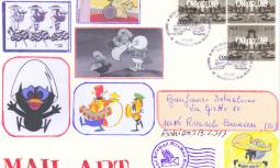 MAIL ART  &quot;60° anniversario della prima messa in onda di Carosello&quot; 