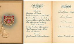  Menu Reale Vittorio Emanuele III.